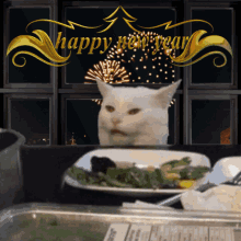 Funny New Year Smudge The Cat Meme GIF