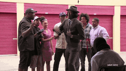 Funny Ngero Bitch Slap Crowd GIF