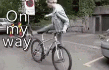 Funny Odd Bicycle Riding