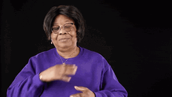 Funny Old Lady Caress Self Laughing GIF