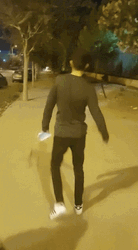 Funny Penguin Walk Man Walking Away GIF