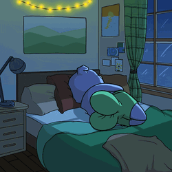 Funny Pig Goodnight Butt Flap GIF