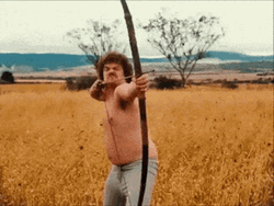 Funny Running Man Arrow  GIF