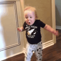 Funny Scared Child Retreat GIF