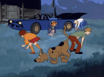 Funny Scooby Doo Snooping The Ground GIF