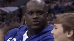 Funny Shaquille O'neal Basketball Chewing GIF
