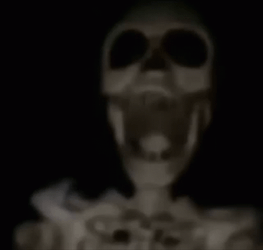 Funny Skeleton Spinning By The Fan GIF