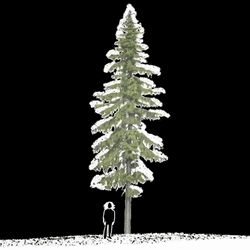 Funny Snow Fall Black Bird GIF