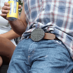 Funny Soda Can Holder Belt GIF