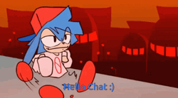 Funny Sonic Wearing A Hat Walking GIF
