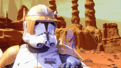 Funny Star Wars Commander Cody Scene GIF