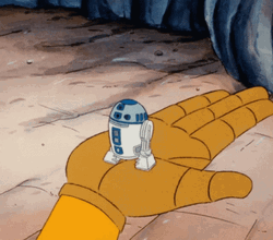 Funny Star Wars Droid R2D2 Movements GIF