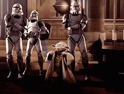 Funny Star Wars Master Yoda Dancing GIF