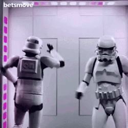 Funny Star Wars Star Trooper Dance Moves GIF