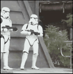 Funny Star Wars Star Troopers Dancing GIF