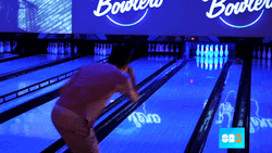 Funny Summer Bowling Lane Whiff  GIF