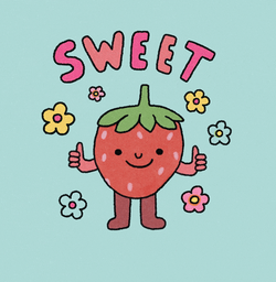 Funny Sweet Strawberry Emoji Dancing GIF