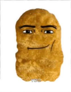 Funny Talking Nugget Meme GIF