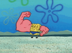 Funny Thank You Muscle GIF
