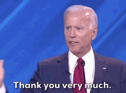 Funny Thank You Very Much Joe Biden GIF