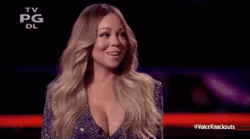 Funny Timid Laughing Mariah Carrey GIF