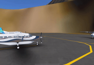 Funny Toy Plane Video Game Got Crashed GIF