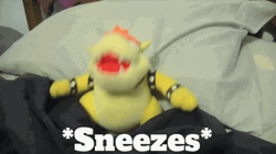 Funny Toy Sneezing GIF