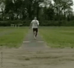Funny Track And Fail Faceplant GIF