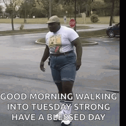 Funny Tuesday Morning Walk GIF 