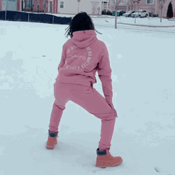 Funny Twerk Awkward Snow GIF