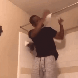 Funny Tying Tissue Noose GIF