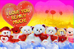 Funny Valentines Cute Bears