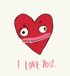 Funny Valentines Love You Heart