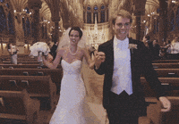 Funny Wedding Cameraman Falling On Water GIF