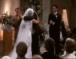 Funny Wedding Couple Kissing Non Stop GIF