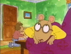 Funny Weird Arthur Aardvark GIF