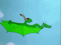 Funny Wile E Coyote Flying Dragon Costume