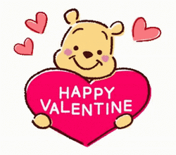 Funny Winnie The Pooh Valentines Greeting