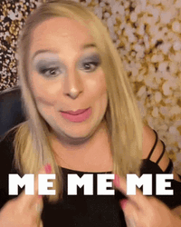 Funny Woman Me Me Me GIF