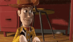 Funny Woody Face Smiling GIF
