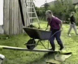 Funny Working Hard Fail Man Tripping GIF