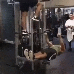 Funny Workout Gym Fails Meme GIF