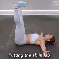 Funny Workout Putting Ab In Fab GIF