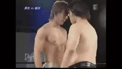 Funny Wrestling Kissing Match