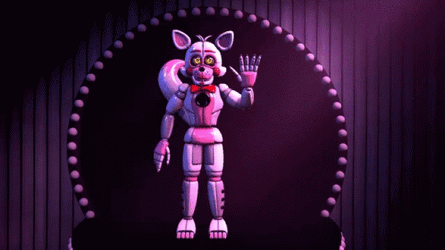 Funtime Foxy On Stage GIF
