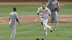 Furious Manny Machado Punching GIF