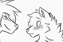 Furry Couple Kiss GIF