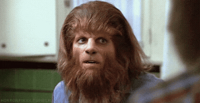 Furry Face Man With Beard Talking To Another Man GIF
