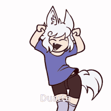 Furry Showing Bunny Ears GIF