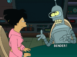 Futurama Bender Criticize Zoidberg GIF